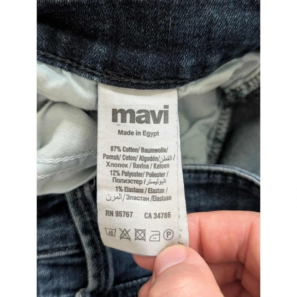 Mavi Marcus Slim Straight Leg Jeans Mens 33x32 (Fits 33x30) Blue Denim Med Wash - Picture 11 of 15
